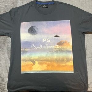 Paul Smith Multicolor Landscape Graphic Tee